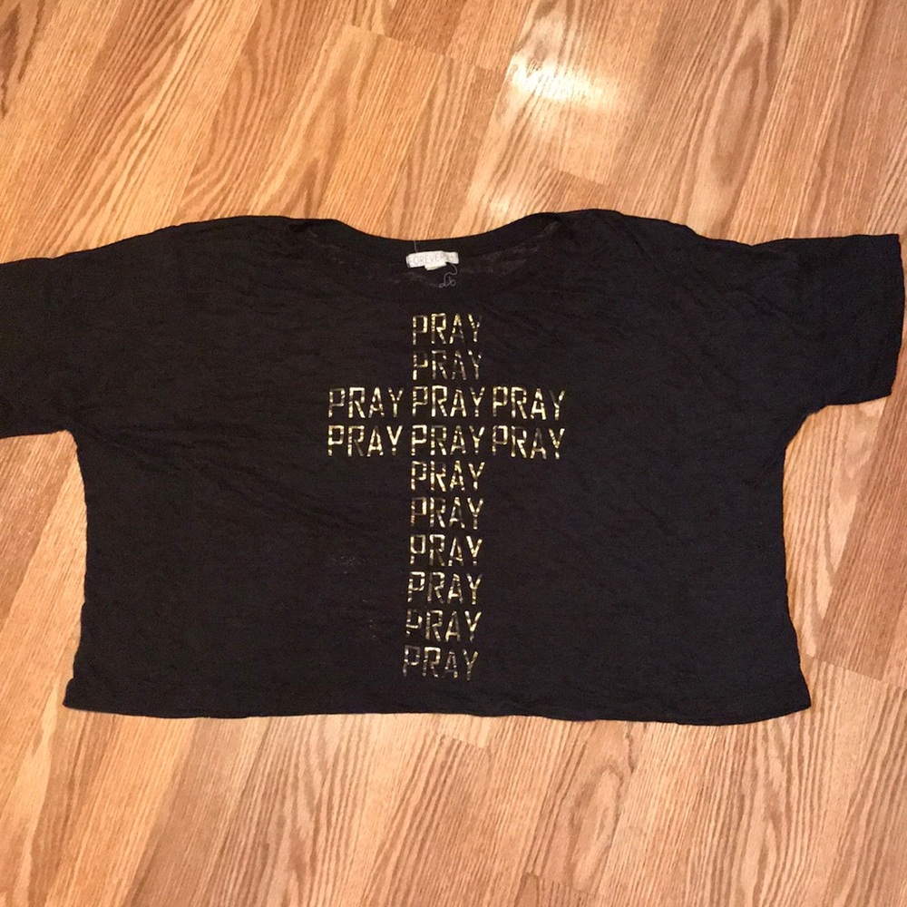 Pray crop top